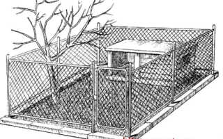 Вольер для кур своими руками