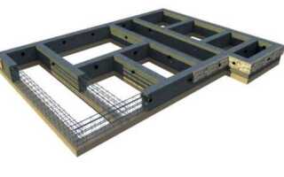 Устройство монолитно ленточного фундамента