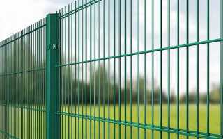 Современный 2D забор из 3D-сетки