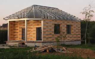 Дома из металлопрофиля: что такое и как строить