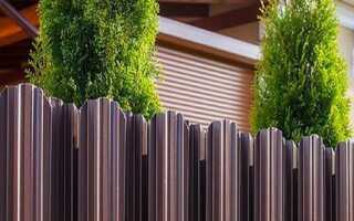 Металлический штакетник – популярный вид ограждений