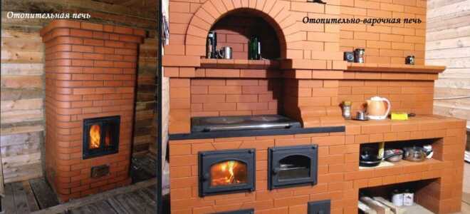 Печь из кирпича своими руками