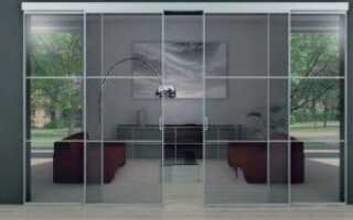 Использование раздвижных стеклянных перегородок