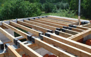 Виды деревянных балок для перекрытий, расчёт длины, монтаж