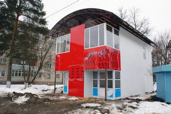 Современные здания из сэндвич панелей