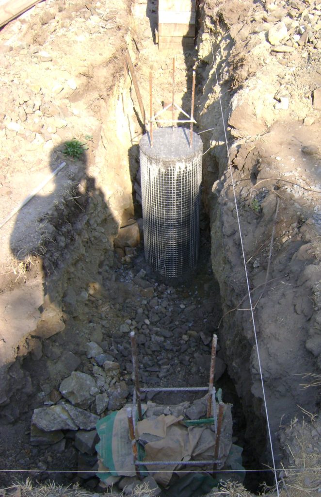 Столбчатый фундамент