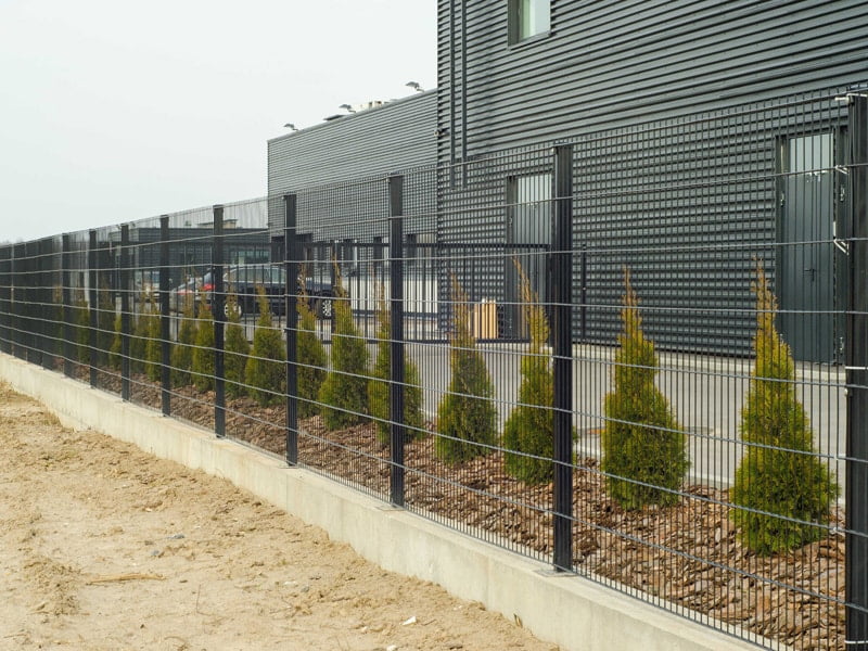 Современный 2D забор