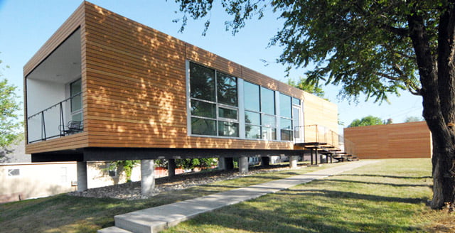 Современный дом на фундаменте ТИСЭ