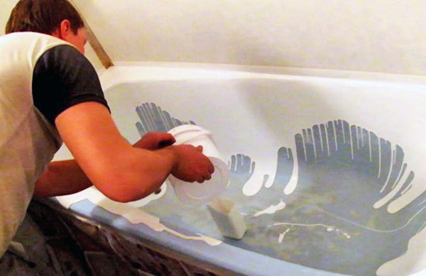 Как восстановить эмаль ванны
