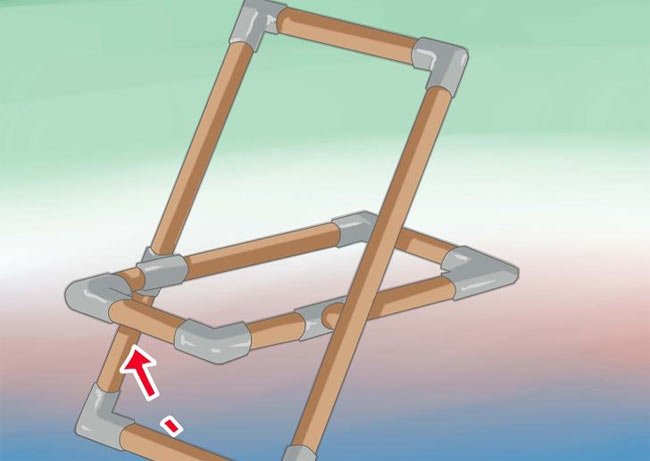 Шезлонг своими руками