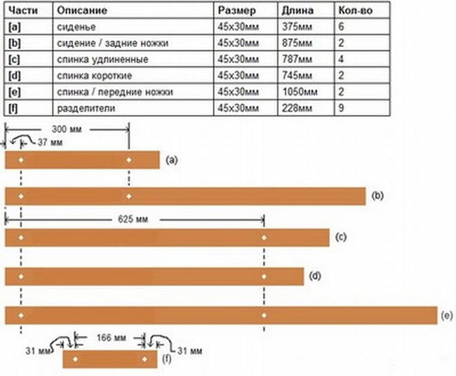Шезлонг своими руками
