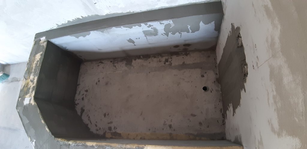 Ванна из газоблока