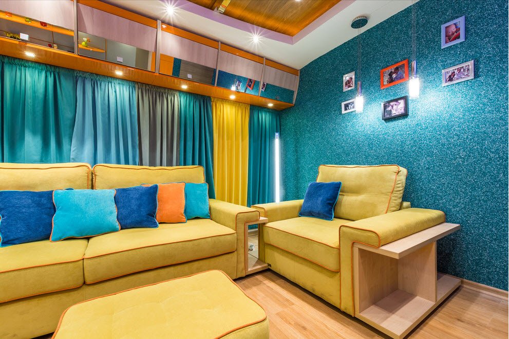 Жидкие обои. Фото интерьеров в обычных квартирах